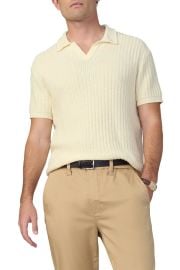 Textured Johnny Collar Polo at Nordstrom